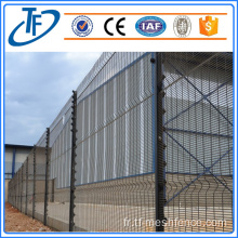 anti-escalade anti-coupe clôture haute sécurité clôture 358